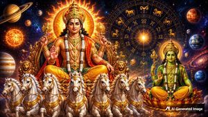 சூரிய பெயர்ச்சியால் உருவாகும் இரட்டை ராஜயோகம்: இந்த 5 ராசிக்கு டபுள் ஜாக்பாட் அடிக்கப்போகுது..