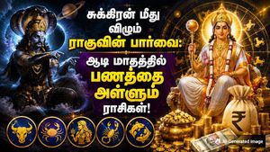 சுக்கிரன் மீது விழும் ராகுவின் பார்வையால் ஆடி மாதத்தில் பணத்தை அள்ளப்போகும் 5 ராசிக்காரர்கள்!