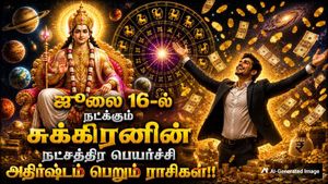 ஜூலை 16-ல் நடக்கும் சுக்கிரனின் நட்சத்திர பெயர்ச்சி: இந்த 4 ராசிக்கு கூரைய பிச்சுகிட்டு பணம் கொட்டும்..