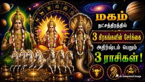மகம் நட்சத்திரத்தில் 3 கிரகங்களின் சேர்க்கை: இந்த 3 ராசிக்கு கடின உழைப்புக்கான பலன் கிடைக்கும்!
