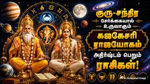 ஆகஸ்ட் 11-ல் குரு-சந்திர சேர்க்கையால் நிகழும் கஜகேசரி ராஜயோகம்: இந்த 3 ராசிக்கு ஜாக்பாட் அடிக்கப்போகுது!