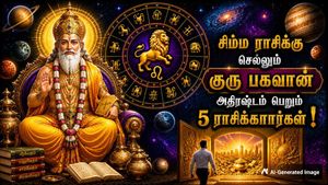 சிம்ம ராசிக்கு செல்லும் குரு பகவான்: இந்த 5 ராசிகளின் தூங்கிக் கொண்டிருந்த அதிர்ஷ்டம் பிரகாசிக்கப்போகுது!