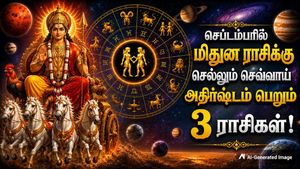 செப்டம்பரில் மிதுன ராசிக்கு செல்லும் செவ்வாய்: இந்த 3 ராசிக்காரங்க தொழிலில் புதிய உச்சத்தை தொடுவாங்க..