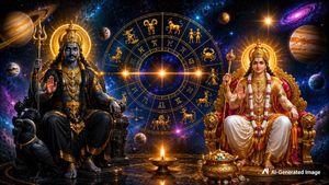 சனி-சுக்கிரன் இணைப்பால் உருவாகும் பிரதியுதி திருஷ்டி யோகம்: இந்த 4 ராசிக்கு அளவற்ற செல்வத்தை தரப்போகுது!