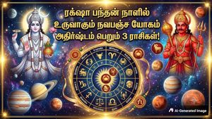 ரக்ஷா பந்தன் நாளில் உருவாகும் நவபஞ்ச யோகம்: இந்த 3 ராசிக்கு பெரிய ஜாக்பாட் அடிக்கப்போகுது!