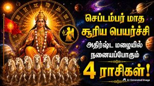 செப்டம்பர் மாத சூரிய பெயர்ச்சி: இந்த 4 ராசிக்காரர்களின் வாழ்வில் பிரகாசத்தை கொண்டு வரப்போகுது!