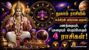 1 வருடம் கழித்து வக்ரமடையும் சுக்கிரனால் பணத்தையும், புகழையும் பெறப்போகும் ராசிக்காரர்கள் யார்யார் தெரியுமா?