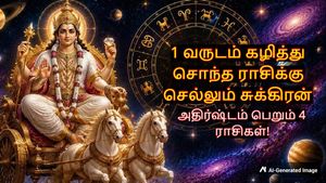 1 வருடம் கழித்து சொந்த ராசிக்கு செல்லும் சுக்கிரன்: சகல நன்மைகளையும் பெறப்போவது இந்த 4 ராசிக்காரங்க தான்!