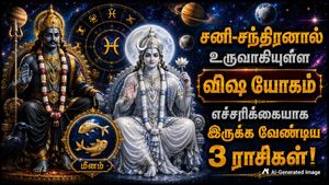 சனி-சந்திரனால் உருவாகியுள்ள விஷ யோகம்: இந்த 3 ராசிக்காரங்க எச்சரிக்கையா இருக்கணும்!