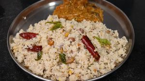 அரிசி உப்புமா - 15 நிமிடத்தில் எப்படி செய்றதுன்னு பாத்து ட்ரை பண்ணுங்க.. டேஸ்ட் அள்ளும்..