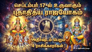செப்டம்பர் 17-ல் உருவாகும் புதாதித்ய ராஜயோகம்: இந்த 4 ராசிக்கு டபுள் ஜாக்பாட் அடிக்கப்போகுது! 