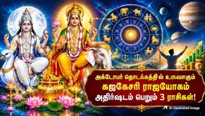 அக்டோபர் தொடக்கத்தில் உருவாகும் கஜகேசரி ராஜயோகம்: இந்த 3 ராசிக்கு தொட்டதெல்லாம் வெற்றி கிட்டும்!