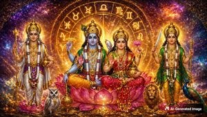 செப்டம்பர் இறுதியில் உருவாகும் லட்சுமி நாராயண ராஜயோகம்: இந்த 4 ராசிக்காரங்க ராஜவாழ்க்கை வாழப்போறாங்க..