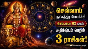 செவ்வாய் நட்சத்திர பெயர்ச்சி: நாளை முதல் இந்த 3 ராசிக்கு பொற்காலமா இருக்கப்போகுது!
