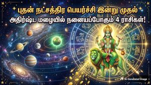புதன் நட்சத்திர பெயர்ச்சி: இன்று முதல் இந்த 4 ராசிக்காரர்களின் பேன்க் பேலன்ஸ் அதிகரிக்கும்! உங்க ராசி என்ன?