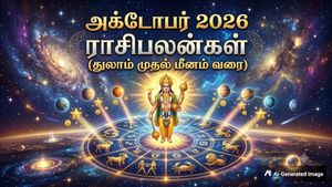 October Month Rasi Palan 2026: அக்டோபர் மாதம் துலாம் முதல் மீனம் வரை  எப்படி இருக்கும்? ஜோதிடர் கணிப்பு!