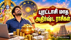 புரட்டாசி மாதம் இந்த 4 ராசிக்காரங்களுக்கு புது வாழ்க்கை கிடைக்கும் அதிர்ஷ்ட மாதமாக இருக்கப்போகுதாம் 