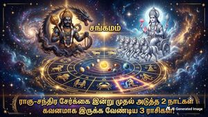 ராகு-சந்திர சேர்க்கை: இன்று முதல் அடுத்த 2 நாட்கள் இந்த 3 ராசிக்காரங்க ஜாக்கிரதையா இருக்கணும்!