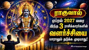 ராகுவின் ஆசியால் ஏப்ரல் 2027 வரை இந்த 3 ராசிக்காரர்களின் வளர்ச்சியை யாராலும் தடுக்க முடியாது!