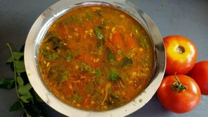 ஐயங்கார் ஸ்டைல் பொரிச்ச ரசம் ரெசிபி - இந்த மாதிரி ரசம் வைச்சு பாருங்க - வித்தியாசமா சூப்பரா இருக்கும் 