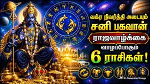 வக்ர நிவர்த்தி அடையும் சனி பகவான்: டிசம்பர் முதல் இந்த 6 ராசிக்காரங்க ராஜவாழ்க்கை வாழப்போறாங்க...