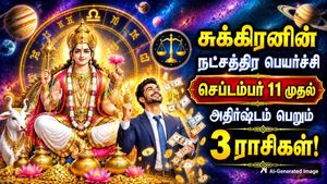 சுக்கிரனின் நட்சத்திர பெயர்ச்சி: நாளை முதல் இந்த 3 ராசிக்காரர்களின் அதிர்ஷ்டம் பிரகாசிக்கும்..