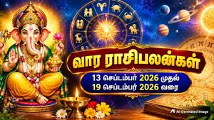 வார ராசிபலன் (13 செப்டம்பர் 2026- 19 செப்டம்பர் 2026) - இந்த வாரம் இந்த 6 ராசிக்கு அதிர்ஷ்டமா இருக்கப்போகுது!