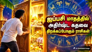 Aippasi Horoscope 2026: ஐப்பசி மாதத்தில் அதிர்ஷ்டக்கதவை திறக்கப்போகும் 4 ராசிகள் இவங்கதான் - உங்க ராசி என்ன?  