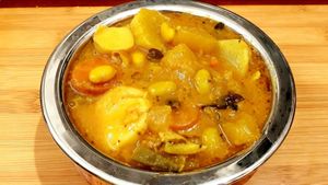 மகாளய அமாவாசை ஸ்பெஷல் ஏழு கறி கூட்டு ரெசிபி - ட்ரை பண்ணி பாருங்க - டேஸ்ட் பிரமாதமா இருக்கும் 