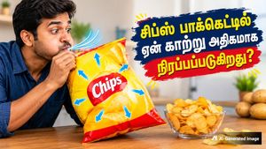 சிப்ஸ் பாக்கெட்களில் ஏன் சிப்ஸை விட காற்று அதிகமாக உள்ளது தெரியுமா? அது சாதாரண காற்றே இல்லையாம்               