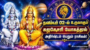 நவம்பர் 02-ல் உருவாகும் கஜகேசரி யோகம்: இந்த 4 ராசிக்கு கடின உழைப்புக்கான பலன் கிடைக்கும்!