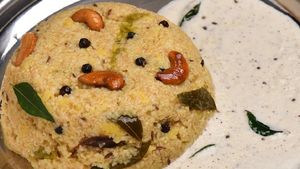 1 கப் கோதுமை ரவையும், 1/2 கப் பாசிப்பருப்பும் இருந்தா.. காலையில் இந்த டிபனை செய்யுங்க..  