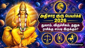 குரு பெயர்ச்சி 2026: துலாம், விருச்சிகம், தனுசு ராசிக்கு எப்படி இருக்கப்போகுது-ன்னு தெரியுமா?