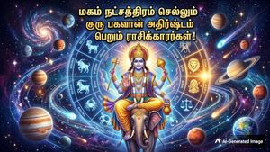 மகம் நட்சத்திரம் செல்லும் குரு: அடுத்த 2 1/2 மாதம் இந்த 3 ராசிக்காரர்களின் வளர்ச்சியை யாராலும் தடுக்க முடியாது