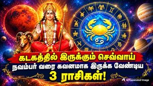 கடகத்தில் இருக்கும் செவ்வாய்: நவம்பர் வரை இந்த 3 ராசிக்காரங்க ஜாக்கிரதையா இருக்கணும்!