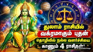துலாம் ராசியில் வக்ரமாகும் புதன்: அக்டோபர் இறுதியில் இந்த 4 ராசிக்காரங்க தொழிலில் கொடிகட்டி பறக்கப்போறாங்க..