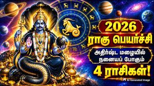 2026 ராகு பெயர்ச்சியால் இந்த 4 ராசிக்காரங்க ராஜவாழ்க்கை வாழப் போறாங்க.. உங்க ராசியும் இதுல இருக்கா?