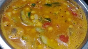 1 கப் சுண்டல் இருந்தா இந்த மாதிரி செட்டிநாடு ஸ்டைலில் சாம்பார் வைச்சு பாருங்க - டேஸ்ட் வேற லெவலில் இருக்கும்