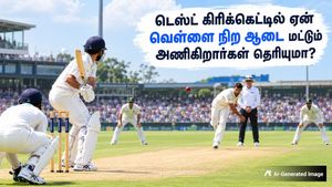 டெஸ்ட் கிரிக்கெட் போட்டிகளில் ஏன் அனைத்து நாட்டு வீரர்களும் வெள்ளை நிற ஜெர்சியை மட்டும் அணிகிறார்கள் தெரியுமா?
