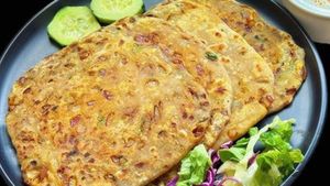 రొటీన్ బ్రేక్ ఫాస్ట్ బోర్ కొట్టిందా? కమ్మటి ఉల్లిపాయ-పల్లీ పరాఠా ట్రై చేయండి..టేస్ట్‌ లో వేరే లెవెల్!