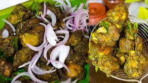 వంటరాని బ్యాచిలర్స్ కూడా ఇట్టే చేసేయగల గ్రీన్ చికెన్ 65..ప్లేట్ కూడా నాకేయాల్సిందే!