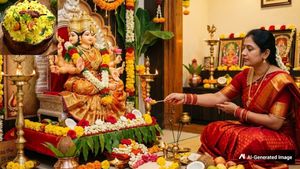 నవరాత్రుల్లో 2వ రోజు ప్రసాదం..శ్రీ గాయత్రీ దేవి నైవేద్యంగా రవ్వ పులిహోర.. ఇలా సింపుల్ గా చేయండి