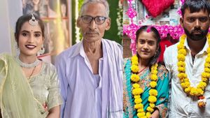 అయ్యయ్యో పాపం తాత..75 ఏళ్ల వ్యక్తితో 30 ఏళ్ల యువతి పెళ్లి వ్యవహారంలో భారీ టిస్ట్..వీడియో చూడండి