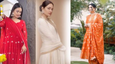 Raksha Bandhan Special: युविका चौधरी के 5 डिजाइनर सूट लुक्स, रक्षाबंधन के लिए हैं एकदम परफेक्ट