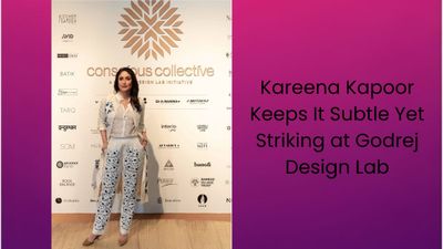 Kareena Kapoor Turns Heads in a Refined Ivory Look at Godrej Design Lab