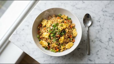 10 Minute Instant Egg Fried Rice Recipe: Your Quick Lunch Fix