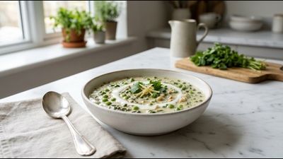 Creamy North Indian Classic Methi Matar Malai Recipe