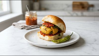 Mumbai Street Style Authentic Vada Pav Recipe