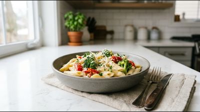 Creamy Cafe Style at Home: White Sauce Pasta Recipe