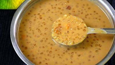 ஆடி அமாவாசை ஸ்பெஷல் பாசிப்பருப்பு ஜவ்வரிசி பாயாசம் - சிம்பிளா எப்படி செய்யணும் தெரியுமா? 